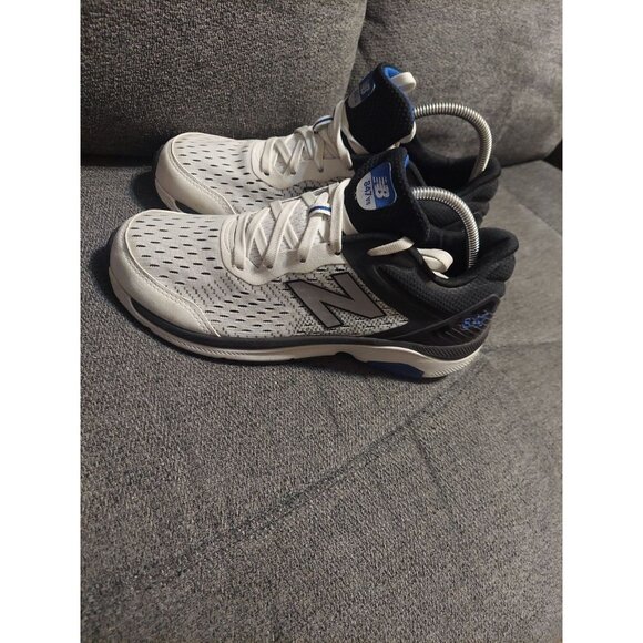 NEW BALANCE 847 V4 MENS SIZE 9 WHITE/Black MESH WALKING SNEAKER SHOE - Picture 2 of 9